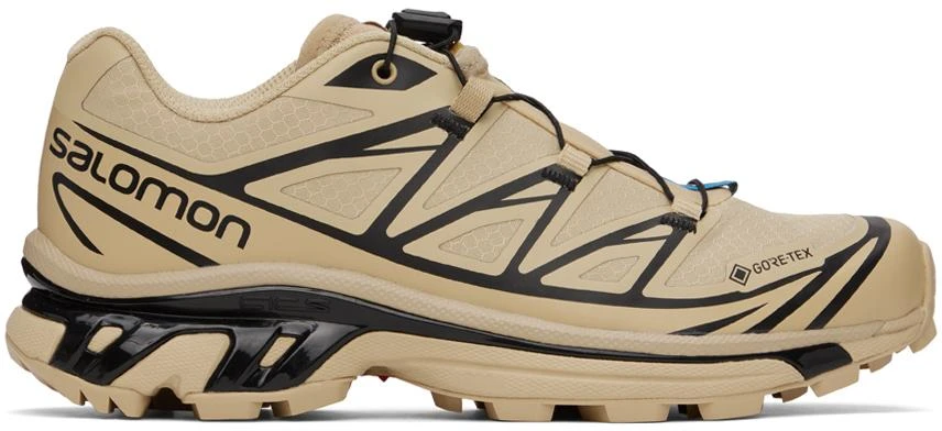 商品Salomon|Beige XT-6 GORE-TEX Sneakers,价格¥1505,第1张图片