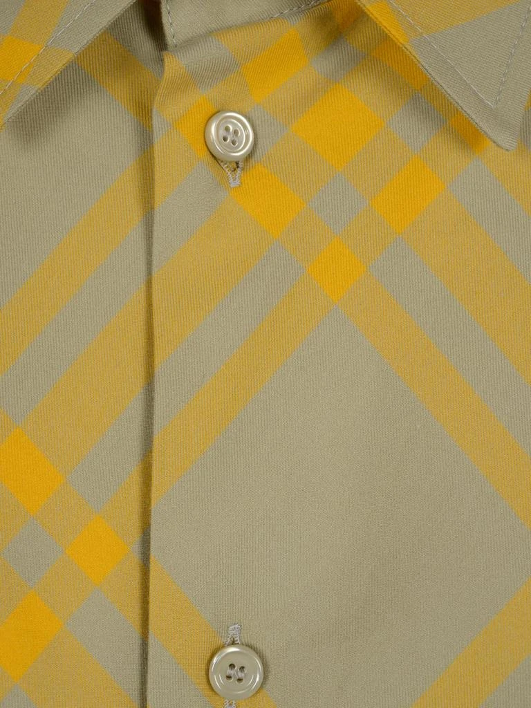 Burberry Checked Collared Long-Sleeve Shirt 商品