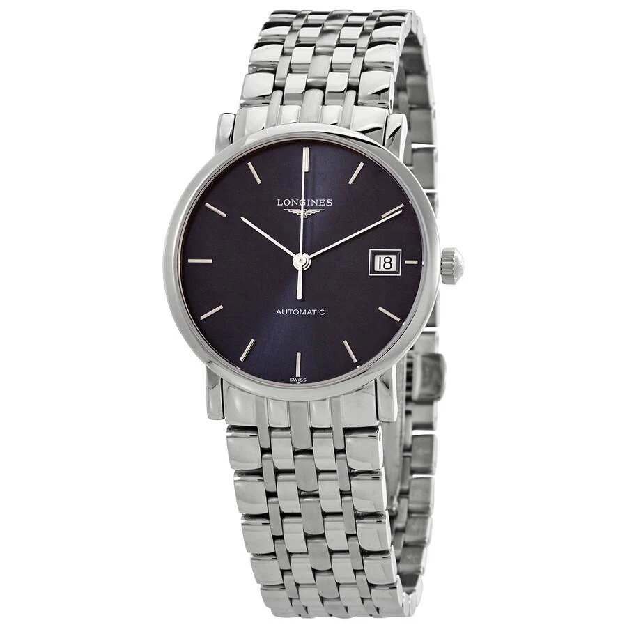 商品Longines|浪琴优雅蓝色表盘 中性自动机械腕表34.5毫米腕表L4.809.4.92.6,价格¥6156,第1张图片