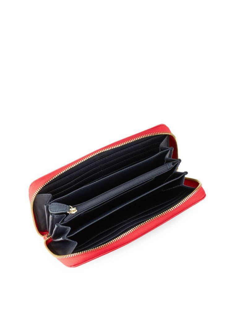 商品Moschino|Quilted Faux Leather Continental Wallet,价格¥629,第2张图片详细描述