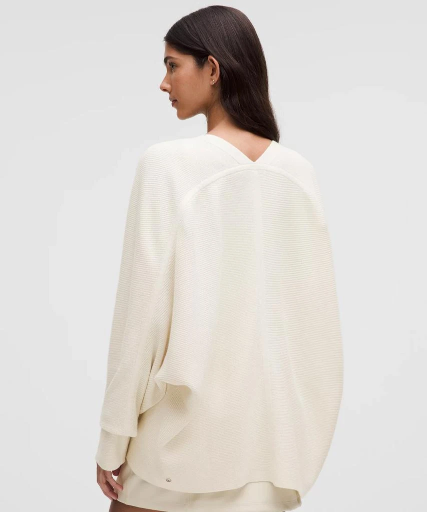 Boxy Cotton-Blend Knit Wrap 商品