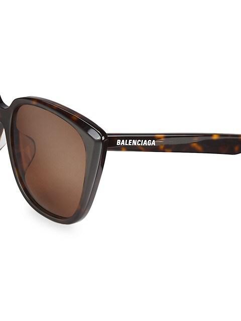商品Balenciaga|Tip 57MM Square Sunglasses,价格¥2600,第5张图片详细描述