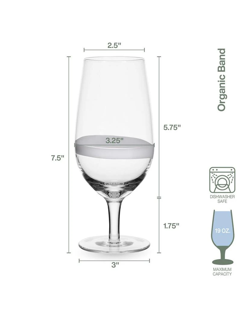 商品Fitz and Floyd|Organic Band Juice Glasses - Set of 4,价格¥559,第4张图片详细描述