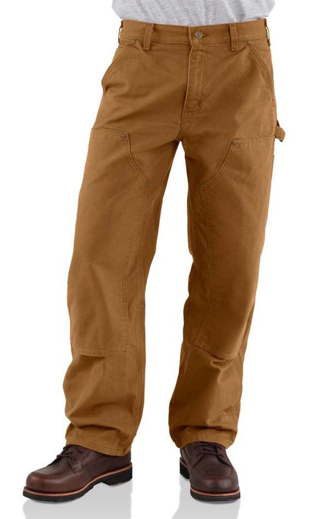 (B136) Double Front Washed Duck Loose Fit Pant - Carhartt Brown商品第1张图片规格展示