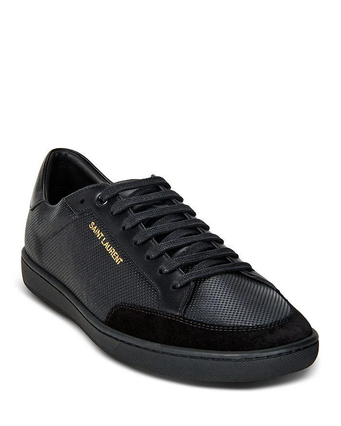 商品Yves Saint Laurent|Men's SL/10 Perforated Low Top Sneakers,价格¥5635,第1张图片