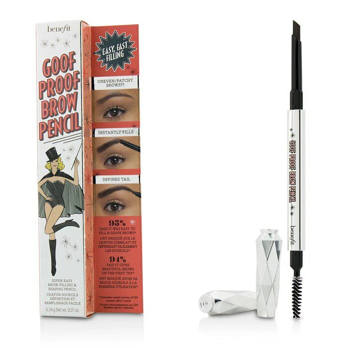 商品Benefit Cosmetics|Benefit 防麻瓜眉笔 - # 5 (Deep) -5 (Deep)(0.34g/0.01oz),价格¥280,第2张图片详细描述