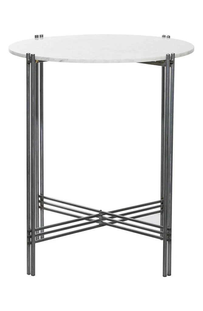 商品VIVIAN LUNE HOME|White Marble Accent Table,价格¥1821,第3张图片详细描述