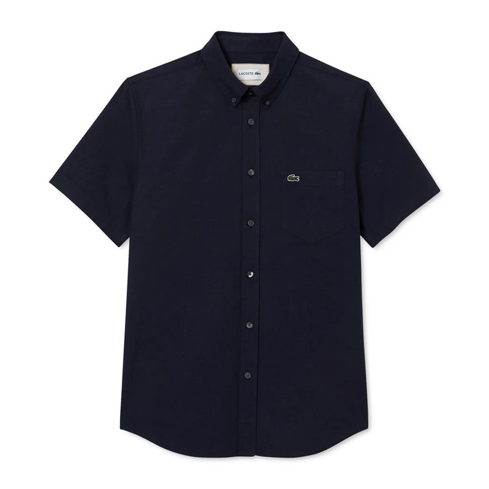 Men's Regular-Fit Spread Collar Solid Oxford Shirt 商品