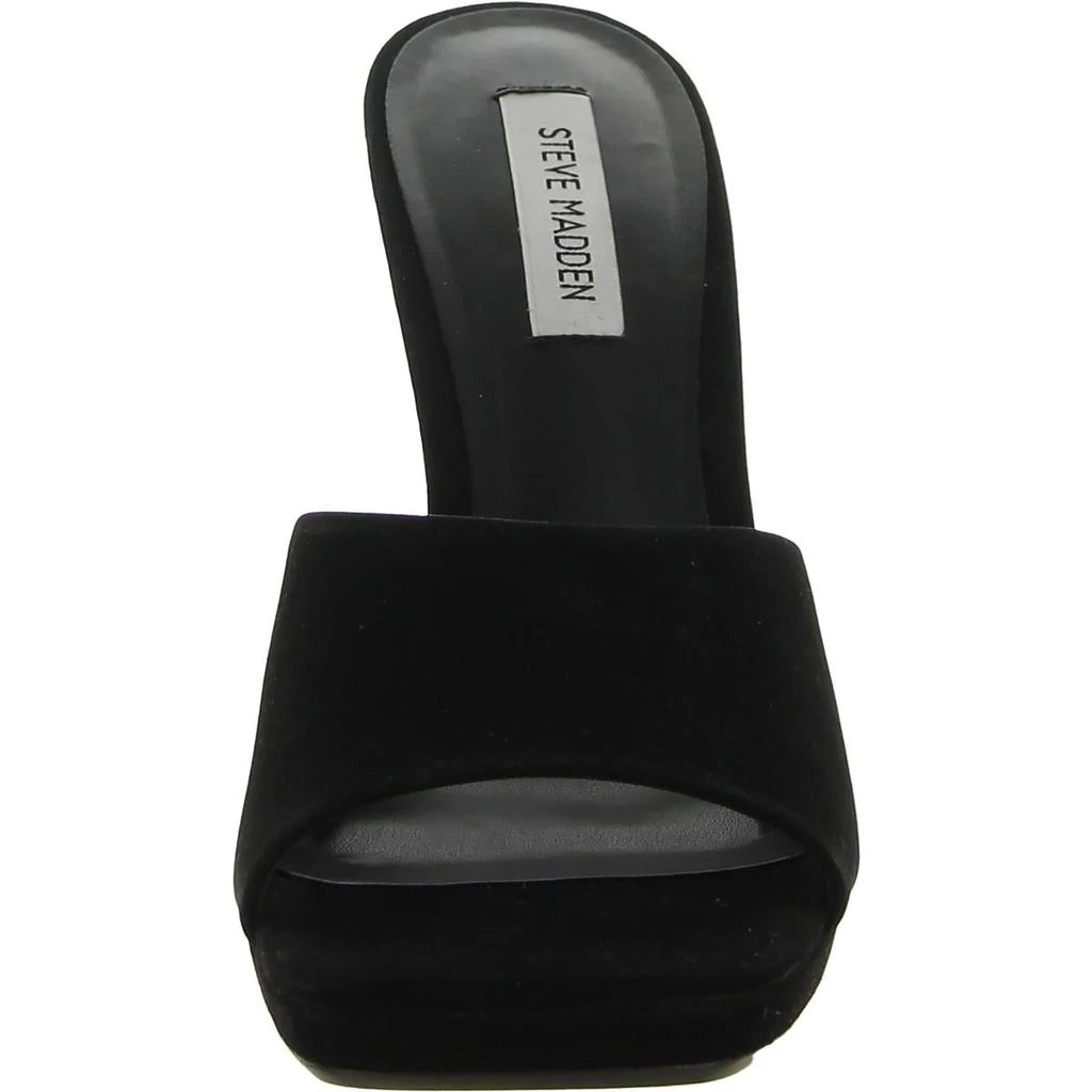 Steve Madden Womens Lipa Comfort Insole Square Toe Mule Sandals 商品