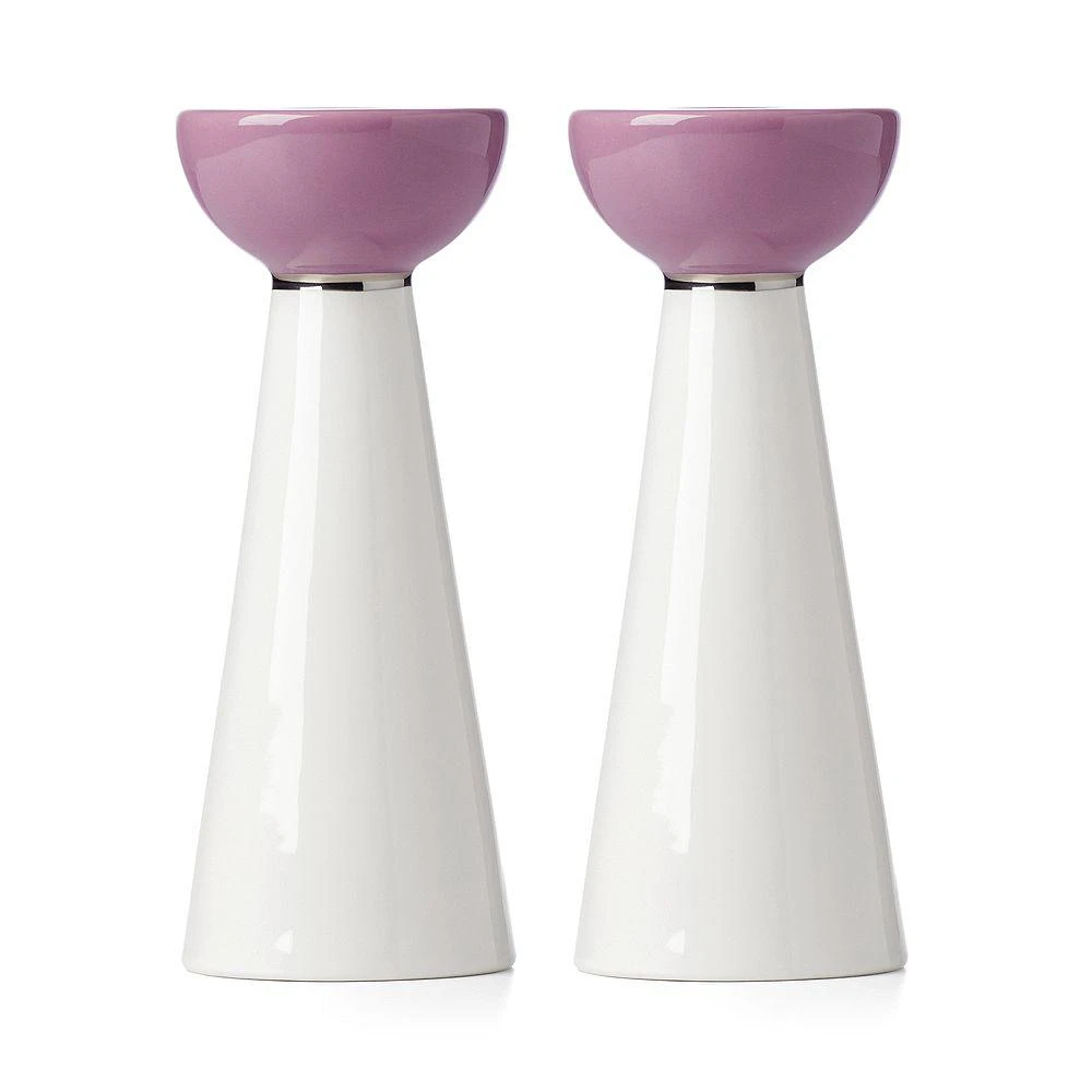 商品Kate Spade|Shabbat Candlesticks, Set of 2,价格¥373,第1张图片