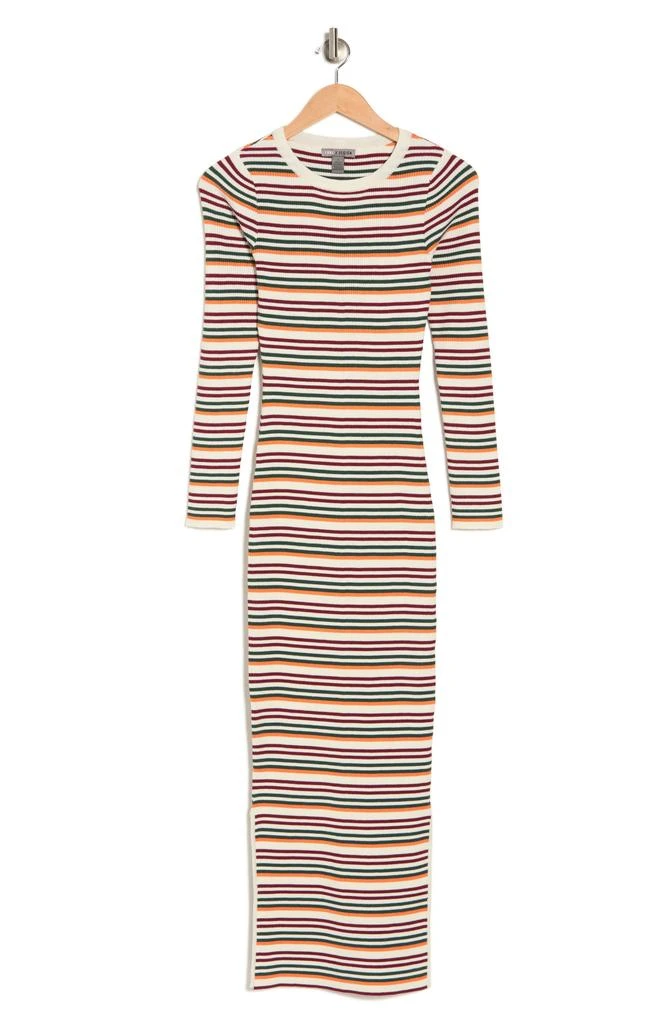 Isabella Long Sleeve Ribbed Knit Maxi Sweater Dress 商品