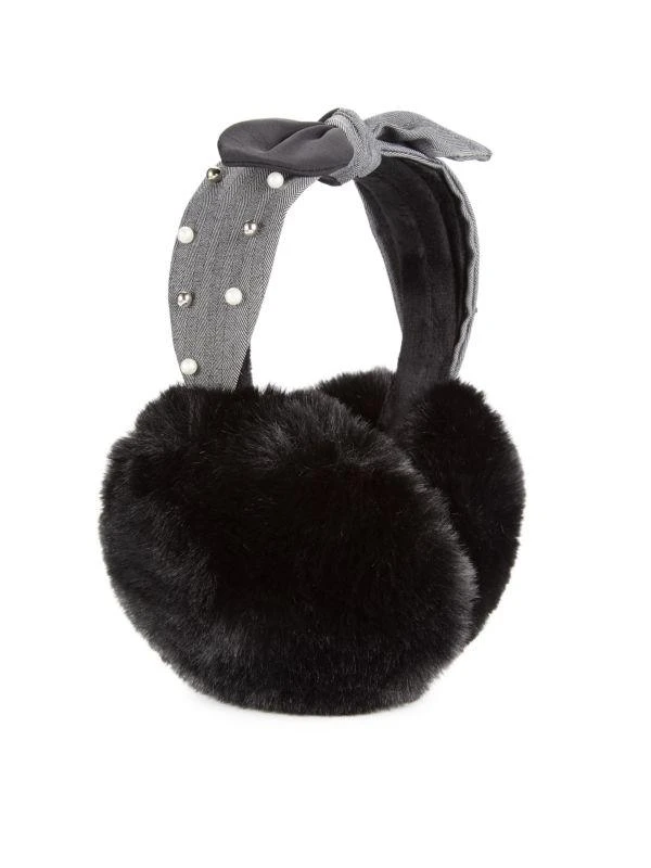 商品Furlux|Embellished Faux Fur Earmuffs,价格¥362,第1张图片