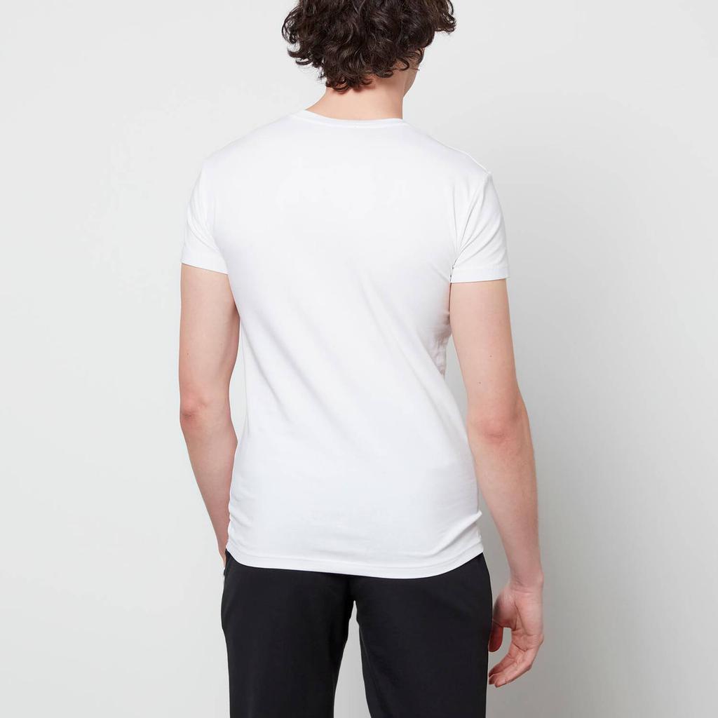 商品Emporio Armani|Emporio Armani Men's Rainbow T-Shirt - White,价格¥196,第4张图片详细描述