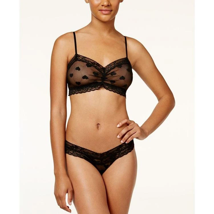 商品Hanky Panky|Sweetheart Mesh Lace Bralette 5P7106,价格¥241,第3张图片详细描述