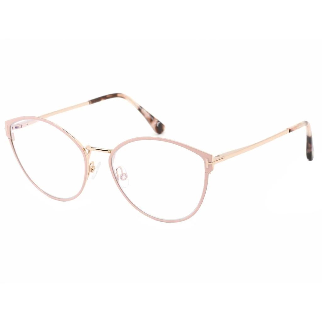 商品Tom Ford|Tom Ford Women's Eyeglasses - Pink Cat-Eye Full-Rim Metal Frame | FT5573-B 072,价格¥563,第1张图片