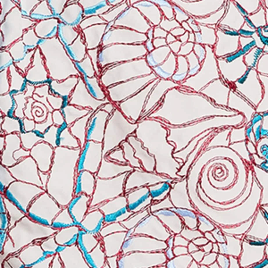Embroidered-Shells Mistral Swim Shorts 商品
