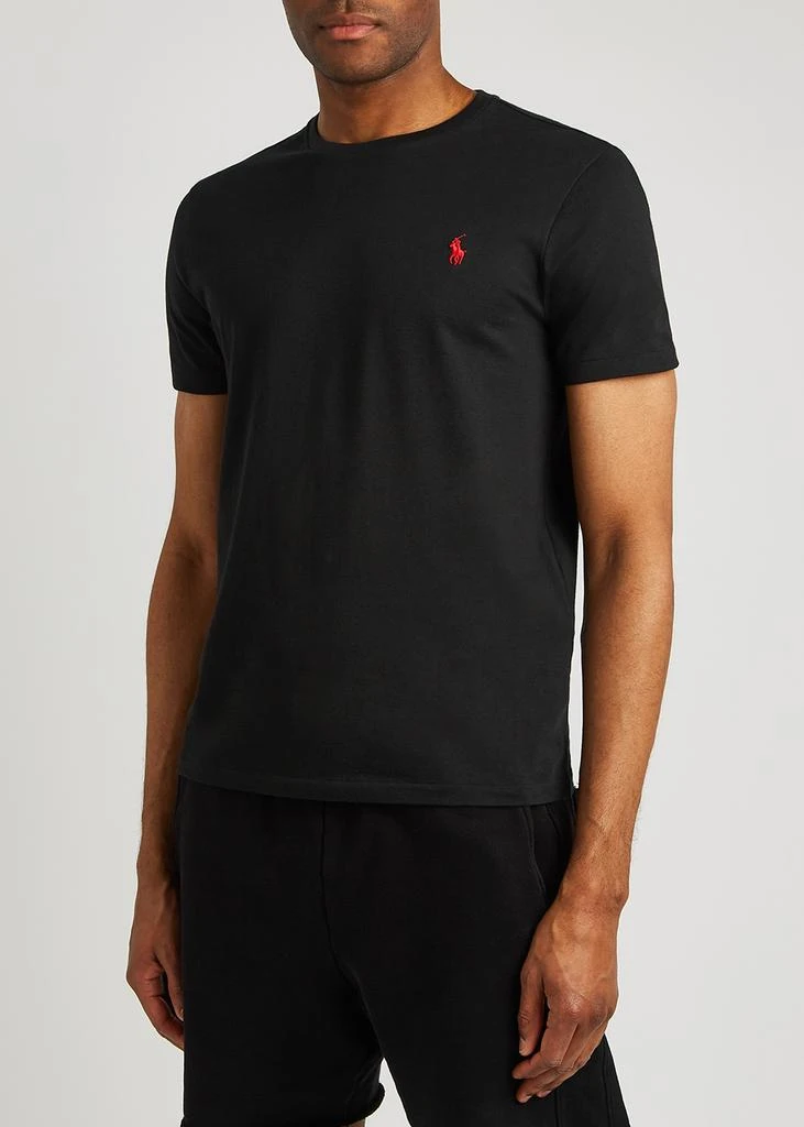 商品Ralph Lauren|Black cotton T-shirt,价格¥768,第2张图片详细描述
