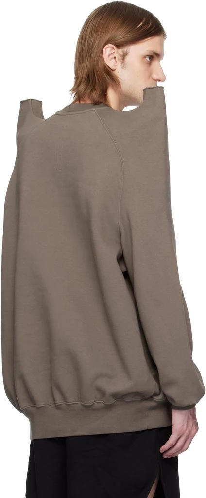 商品Rick Owens|Gray Hollywood Tecsweat Sweatshirt,价格¥7139,第3张图片详细描述