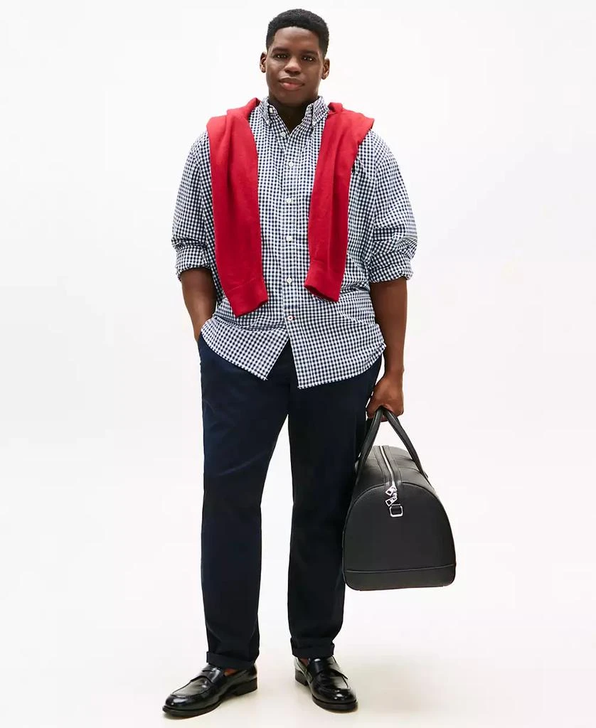 商品Tommy Hilfiger|Men's Big & Tall Classic-Fit Twain Stretch Check Shirt,价格¥316,第4张图片详细描述