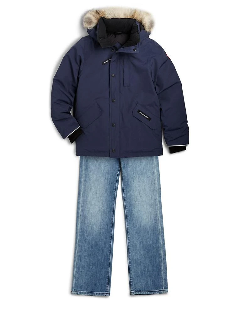 商品Canada Goose|Kid's Logan Coyote Fur-Trim Down Parka,价格¥5919,第2张图片详细描述