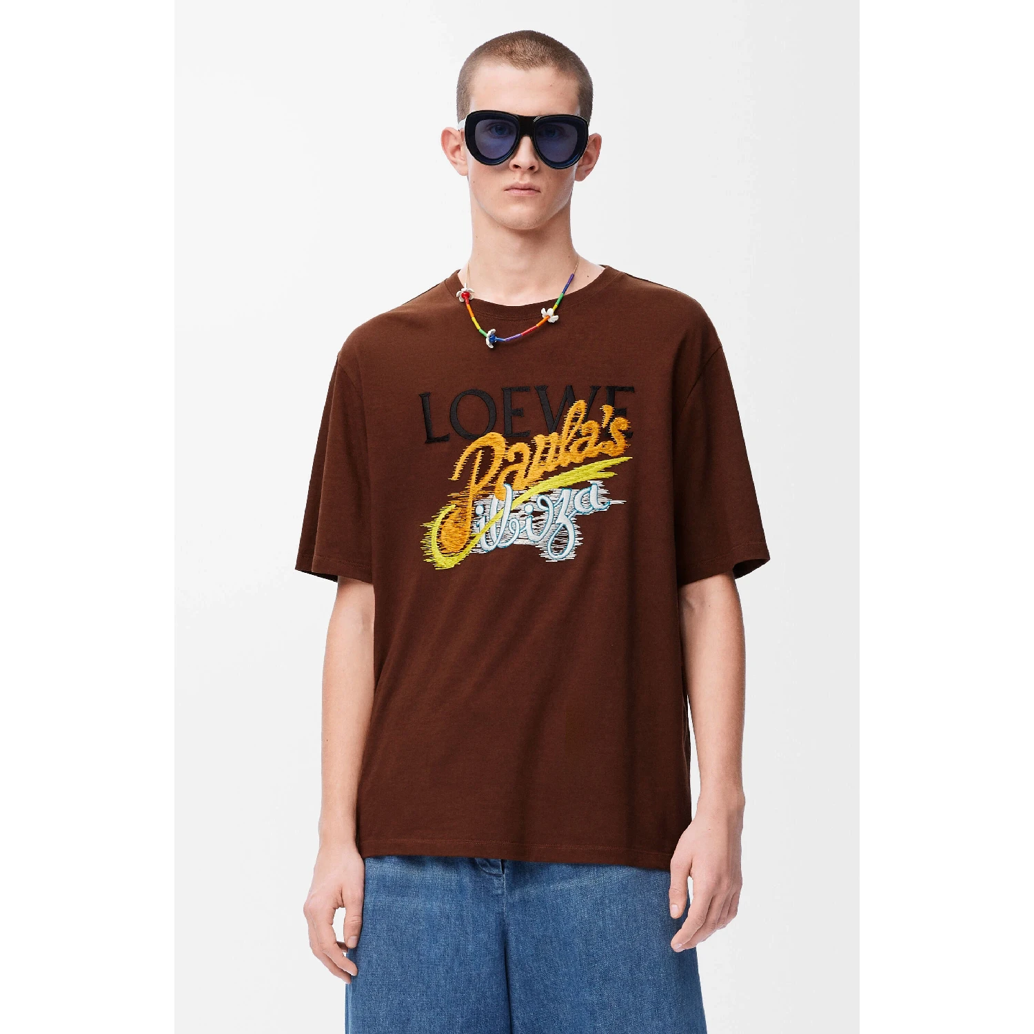 【预售】 罗意威 25春夏 男士 短袖T恤 T-shirt large en coton H616Y22X84-3428  商品