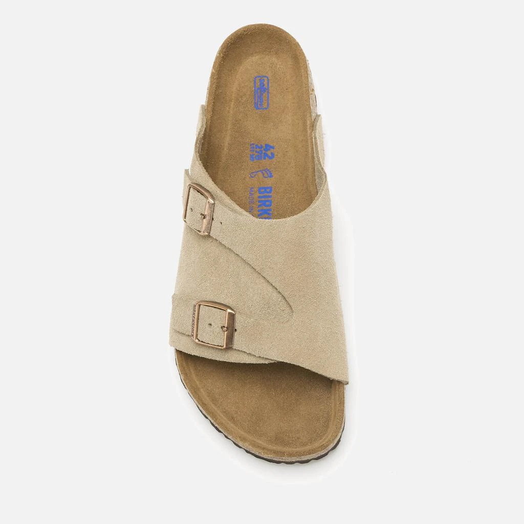 商品Birkenstock|Birkenstock Men's Zurich Sfb Suede Slide Sandals - Taupe,价格¥840,第3张图片详细描述