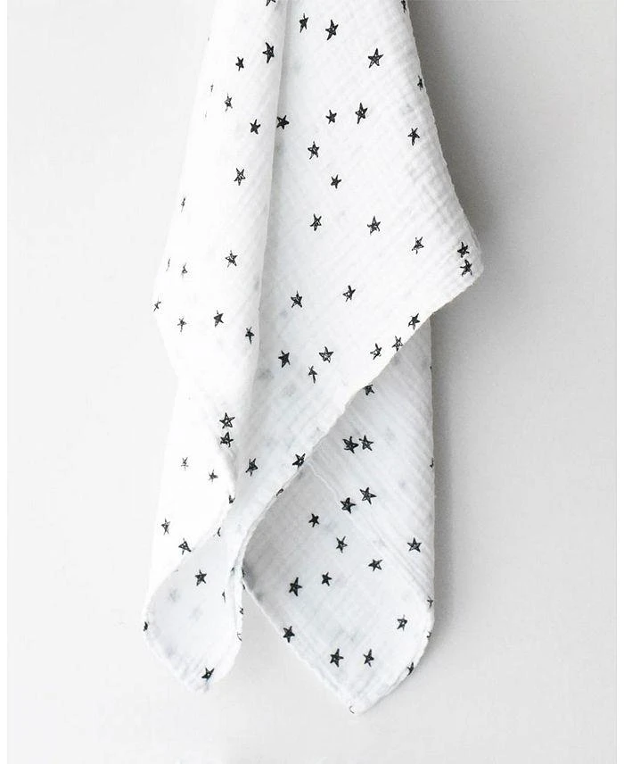 商品Wee Gallery|Organic Cotton Swaddle Blanket - Stars,价格¥142,第2张图片详细描述