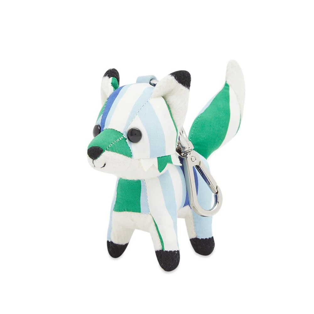 商品Maison Kitsune|Maison Kitsune Small Stripes Fox Bag Charm,价格¥542,第2张图片详细描述