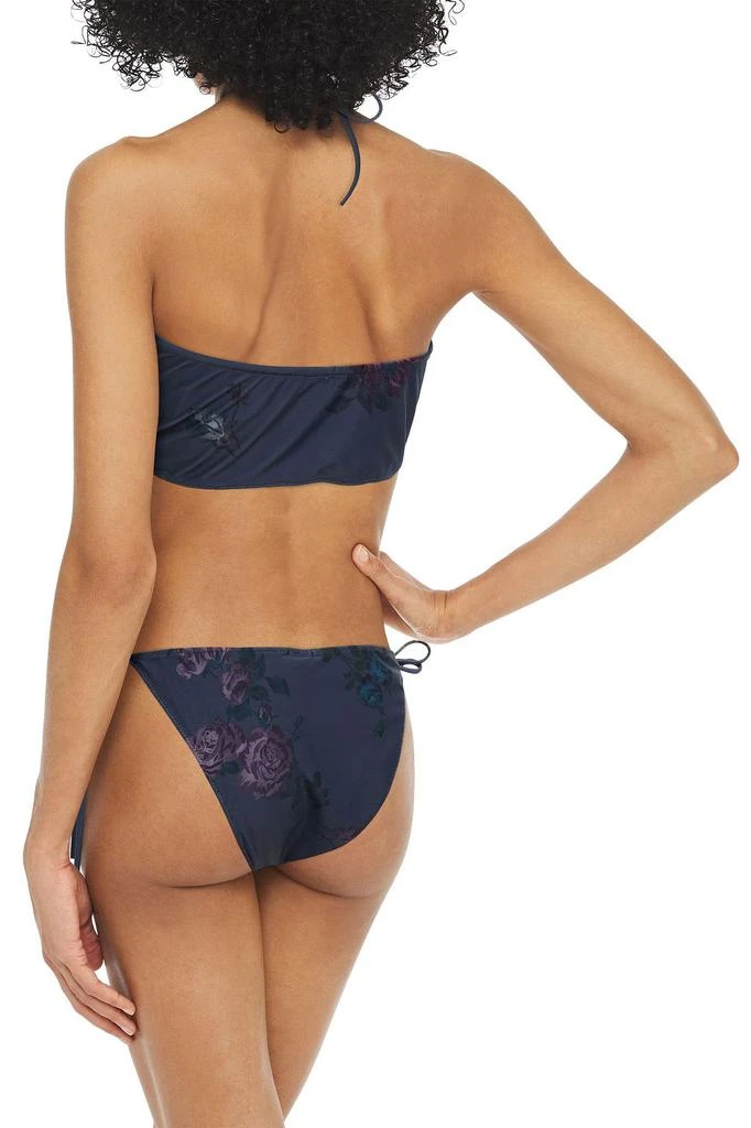 商品Ganni|Ruched floral-print bikini top,价格¥231,第3张图片详细描述