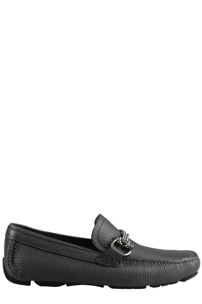 商品Salvatore Ferragamo|Salvatore Ferragamo Gancini Detailed Driving Shoes,价格¥3189,第1张图片