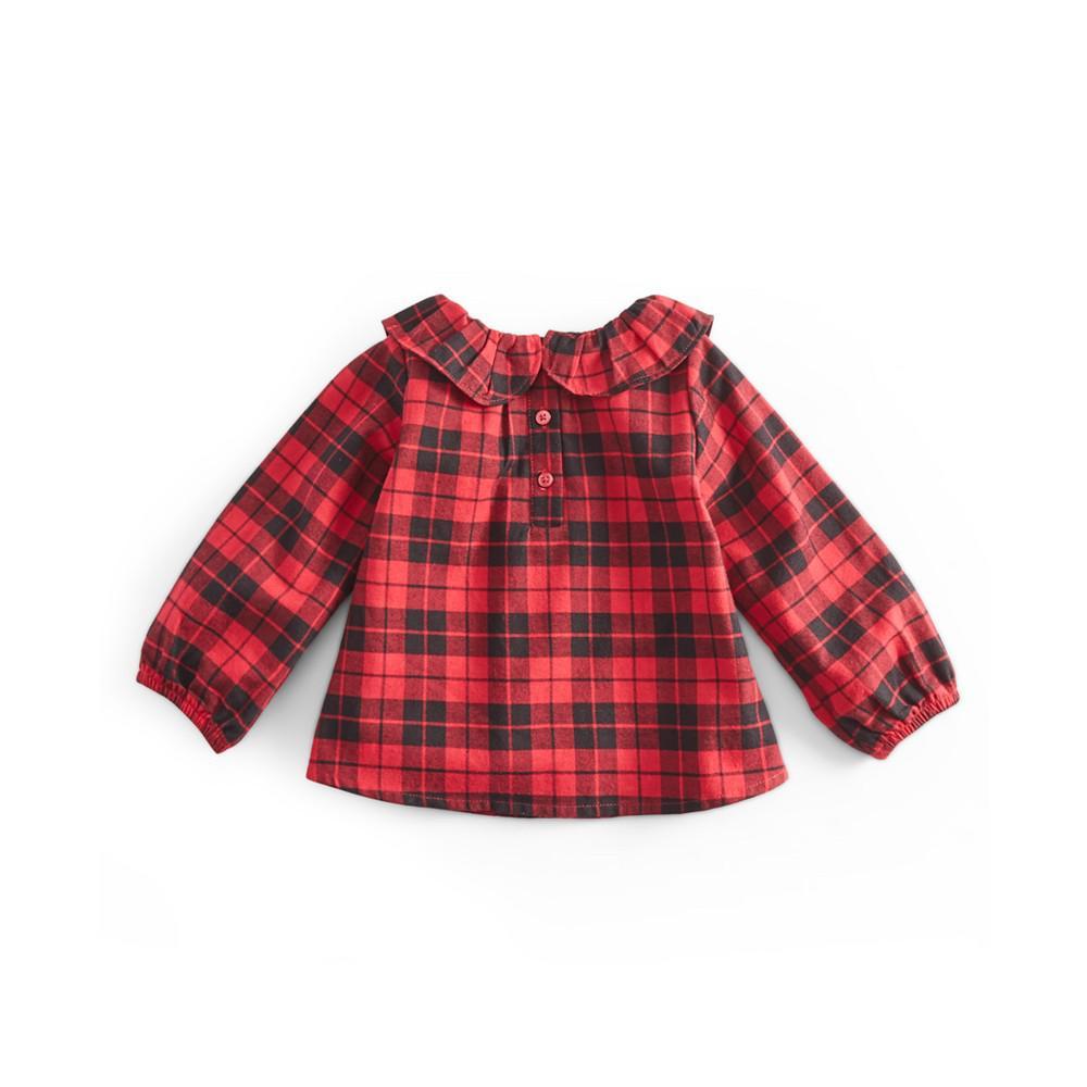 商品First Impressions|Baby Girls Red Check Top, Created for Macy's,价格¥148,第4张图片详细描述