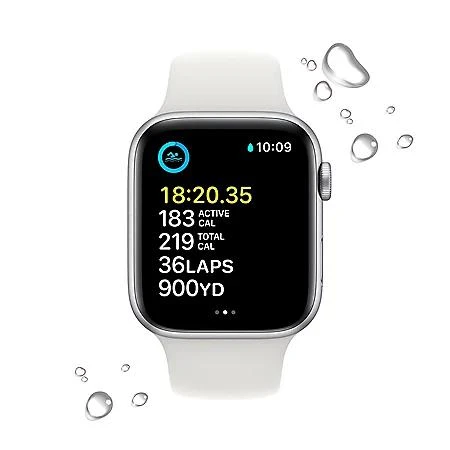 商品Apple|Apple Watch SE (2nd Generation) GPS + Cellular 44mm Aluminum Case with Sport Band (Choose Color and Band Size),价格¥2618,第4张图片详细描述