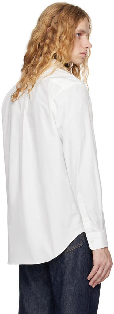 トップス AURALEE HIGH COUNT FINX OX SHIRT Auralee High Count Finx Ox Shirt in Dark Blue Curated at Jake and