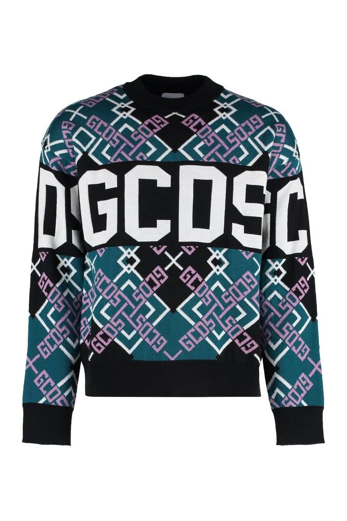 商品GCDS|GCDS Logo Jacquard Sweater,价格¥1665-¥2007,第1张图片