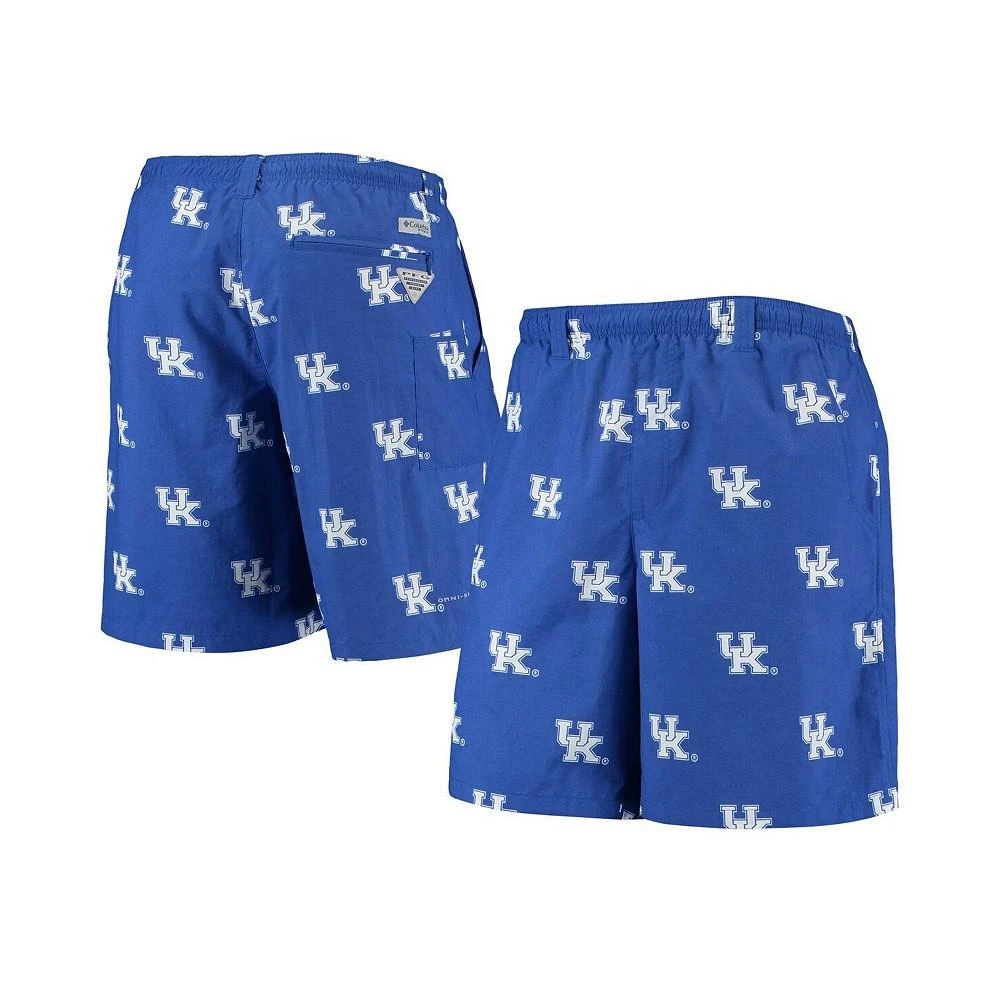 商品Columbia|Men's PFG Royal Kentucky Wildcats Backcast II 8" Omni-Shade Hybrid Shorts,价格¥294,第1张图片
