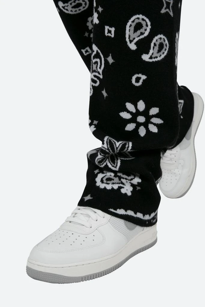 Paisley Knit Sweatpants - Black 商品