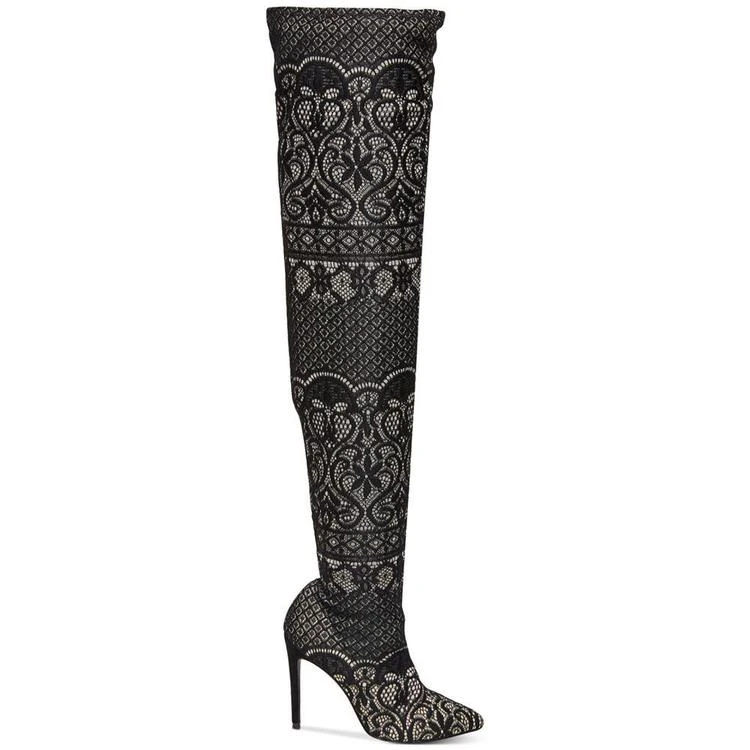 商品Steve Madden|Women's Tiffy Over-The-Knee Lace Boots,价格¥338,第2张图片详细描述