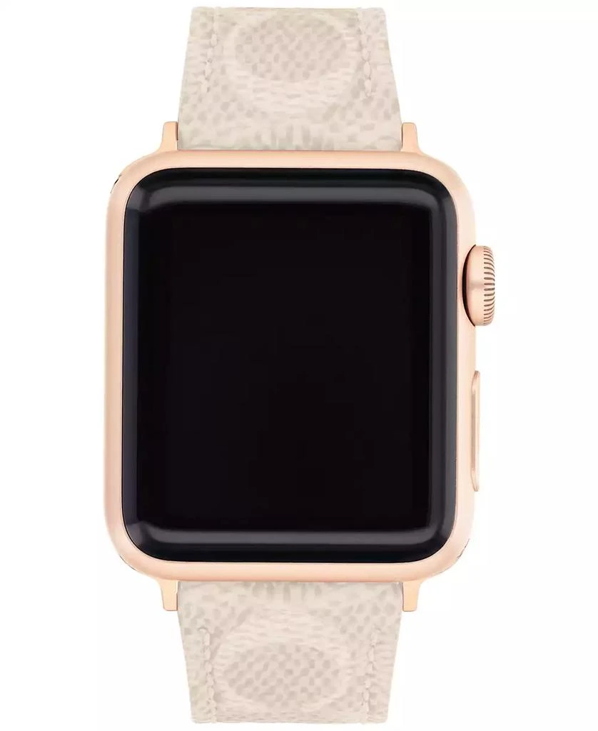 商品Coach|Sand Canvas Strap 38/40/41mm Apple Watch Band,价格¥736,第1张图片