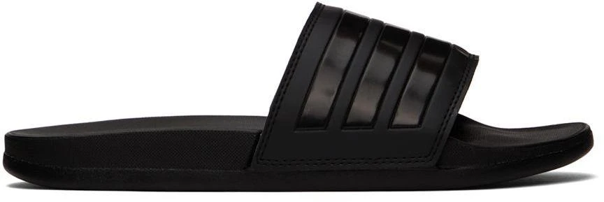 商品Adidas|黑色 Adilette Comfort 拖鞋,价格¥476,第1张图片