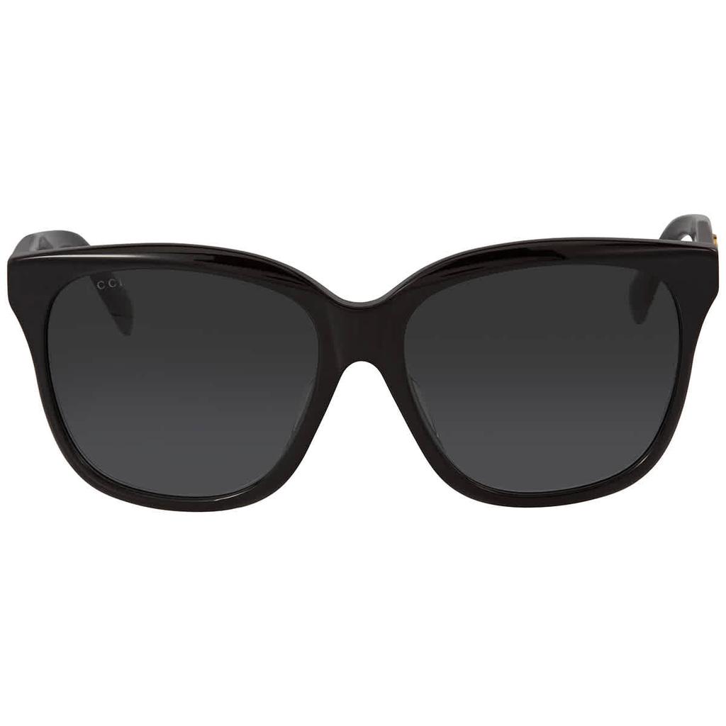 Gucci Grey Gradient Square Ladies Sunglasses GG0800SA-001 56商品第2张图片规格展示