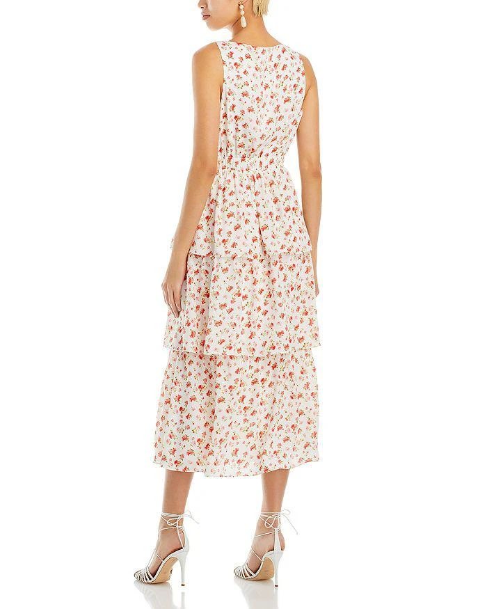 商品Wayf|Jaci Tiered Midi Dress,价格¥408,第2张图片详细描述