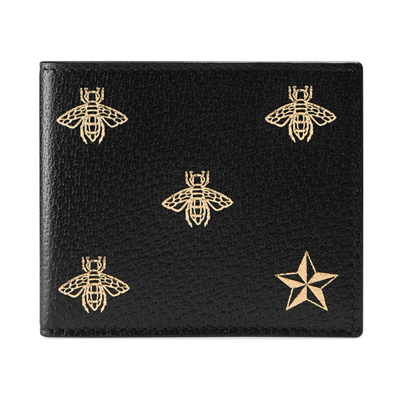 商品[国内直发] Gucci|GUCCI 黑色男士短款钱夹 495055-DJ2KT-8474,价格¥3388,第1张图片
