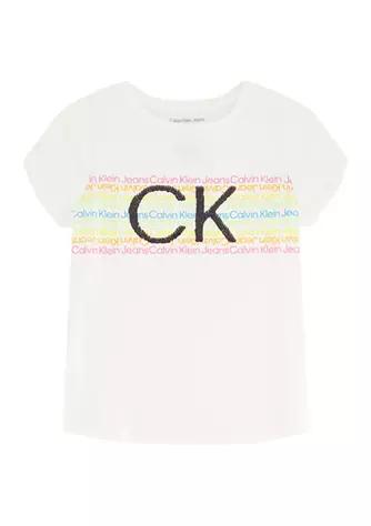 Girls 7-16 Rainbow Logo T-Shirt商品第1张图片规格展示