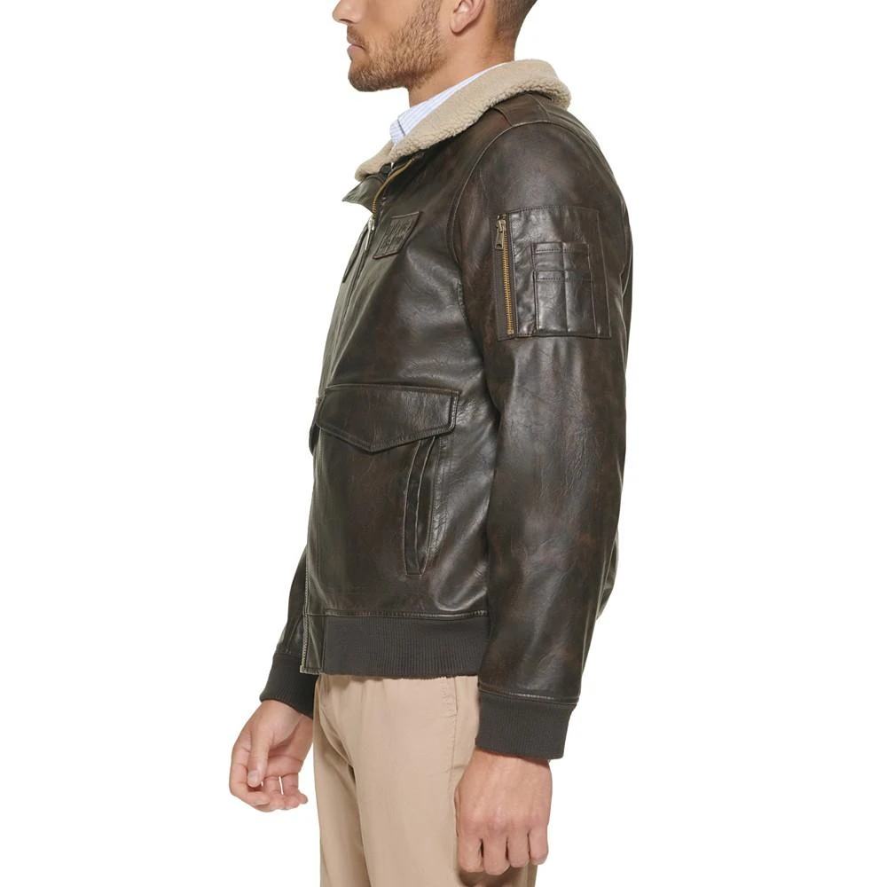 商品Tommy Hilfiger|男士飞行员夹克外套 常规版型,价格¥1031,第4张图片详细描述