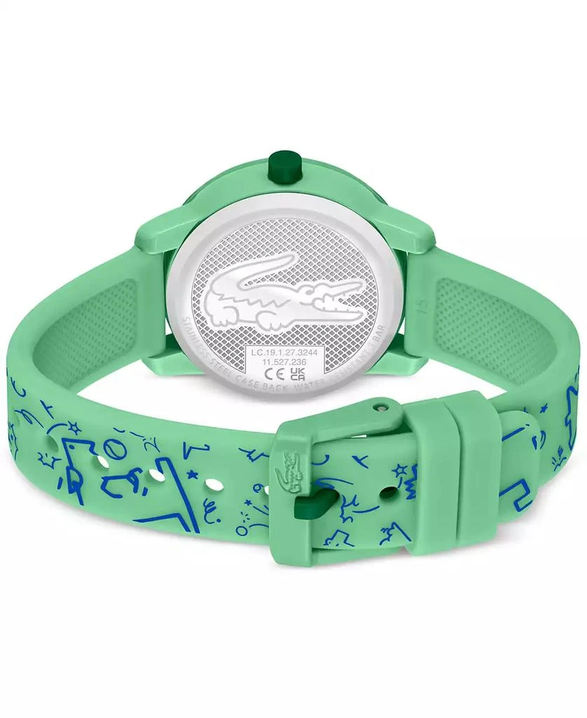 商品Lacoste|Kid's Green Printed Silicone Strap Watch 33mm,价格¥367,第2张图片详细描述