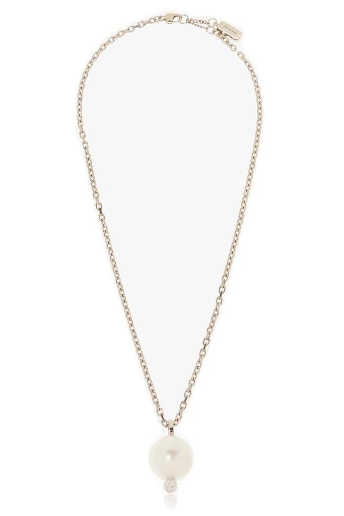 商品Givenchy|Givenchy 4G Pearl Pendant Necklace,价格¥1450,第1张图片