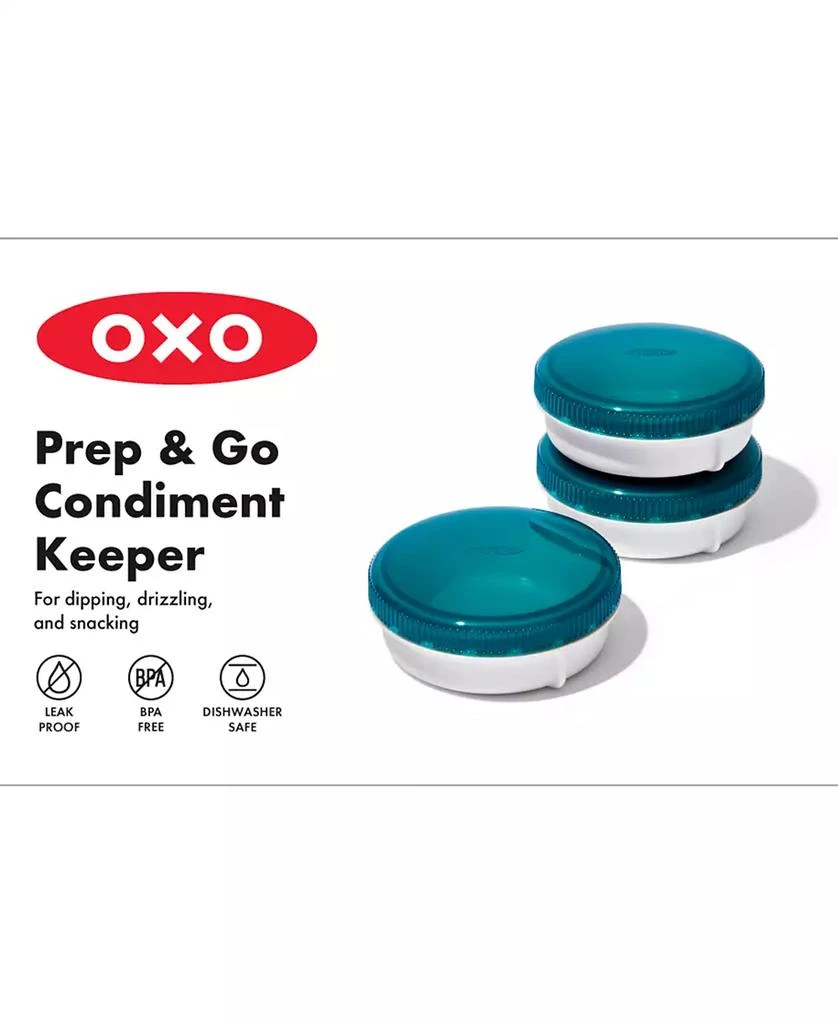 Prep & Go Condiment Keepers, Set of 3 商品