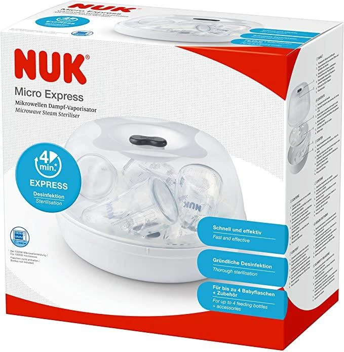 商品NUK|NUK 微波炉蒸汽奶瓶消毒盒 (Damaged Box),价格¥247,第1张图片