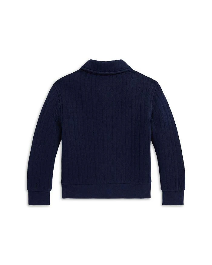 商品Ralph Lauren|Boys' Cable Quilted Jacket - Big Kid, Little Kid,价格¥584,第4张图片详细描述