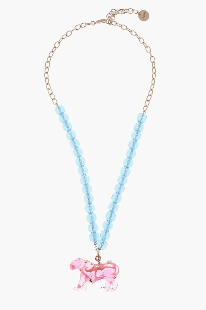 商品Dior|Dior Necklace with Plexiglass Beads and Colored Charm,价格¥3681,第1张图片